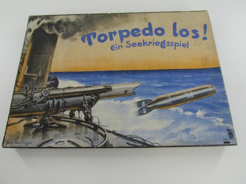 Original WWII Kriegsmarine Torpedo Los Board Game...Rare