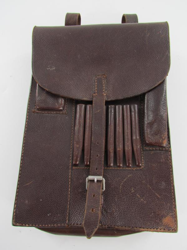 German WW2 Brown Leather Map Case