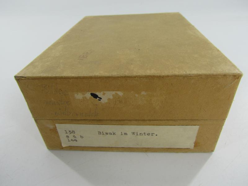 85x Wehrmacht 'SKI Ausbildung' Instruction Slides in original Box