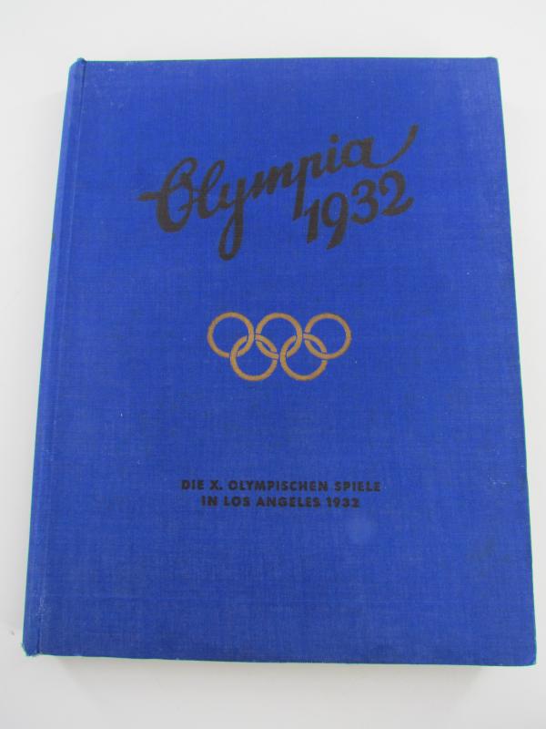 Olympia 1932 Hardbound Book Olympics Results