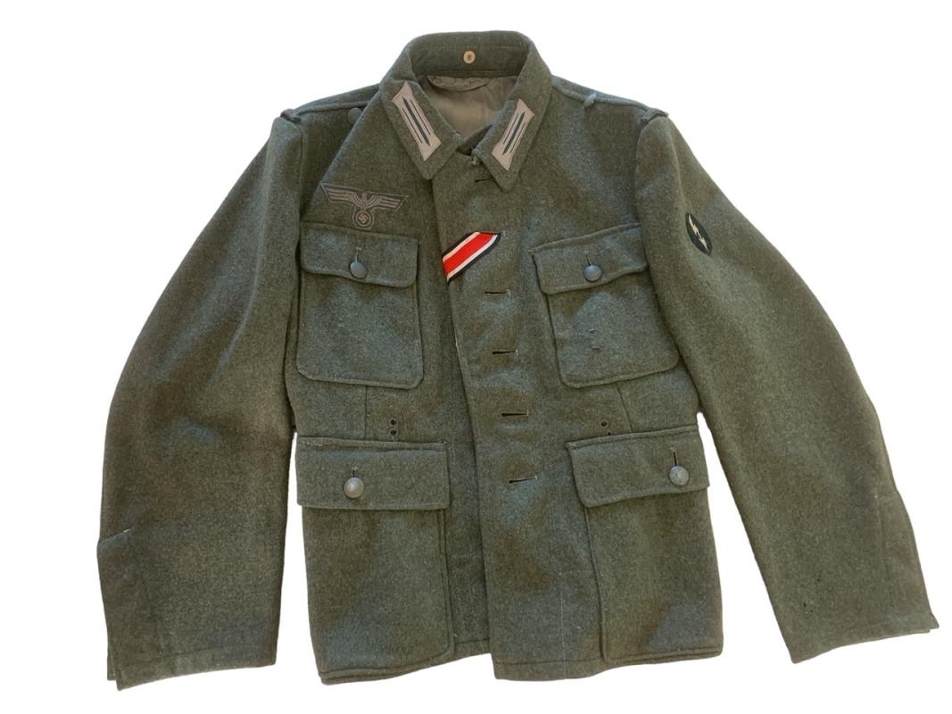 Wehrmacht Heer M43 field tunic With Original Applied Insignia