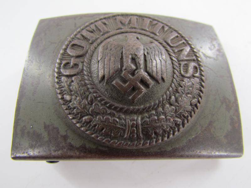 Wehrmacht Heer Steel Belt Buckle