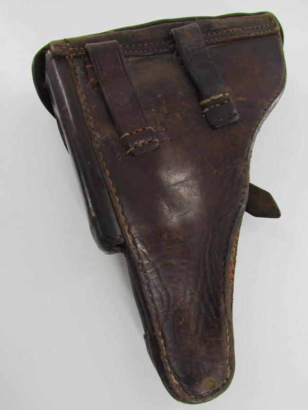 WW1 Hardshell P08 Luger Holster Dated 1915