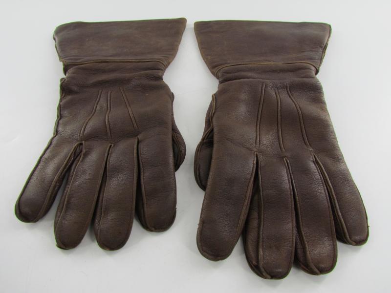 Luftwaffe Pilot Gloves Maker Marked 1934