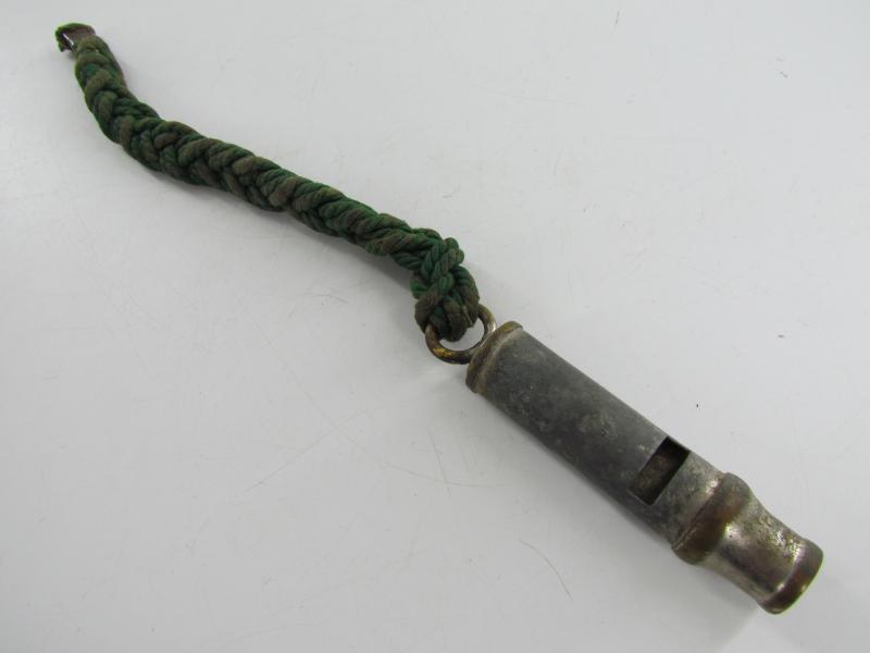 Wehrmacht Signal Whistle With Original Cord