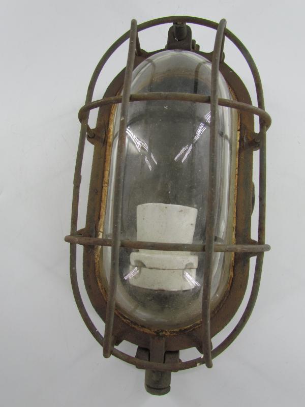 Wehrmacht Cast Iron Bunkerlamp