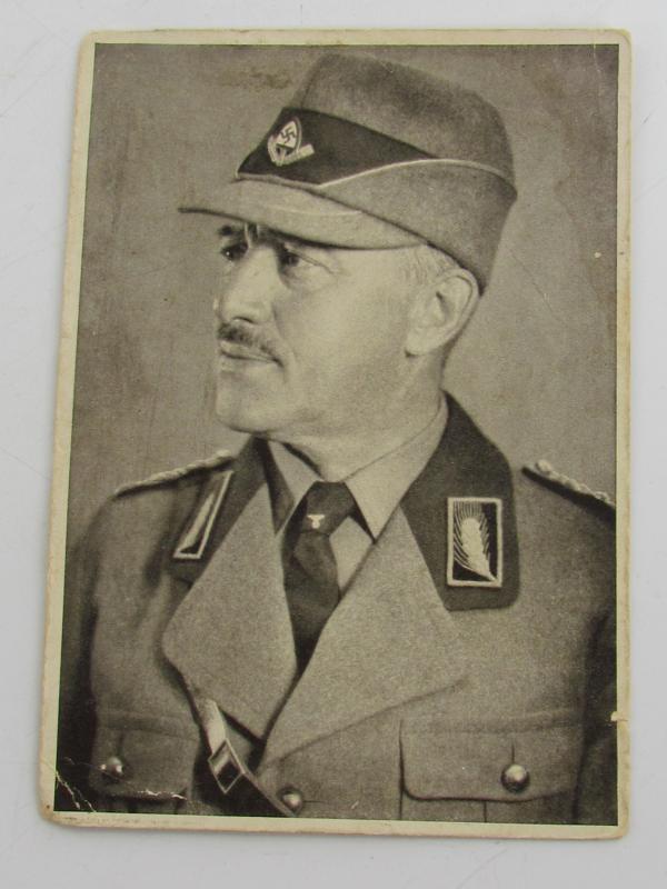 Postcard From RAD Reichsarbeitsführer Konstantin Hierl