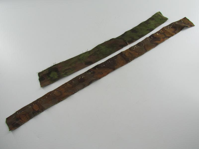 Original Waffen SS Camouflage Parts of Smocks, Zeltbahn etc