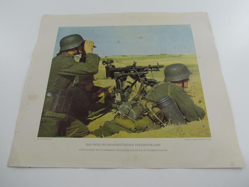 German.Printed Photo,”Das Heer Im Grossdeutschen Freiheitskampf