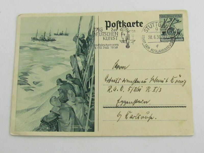 Original German Commemorative Postcard