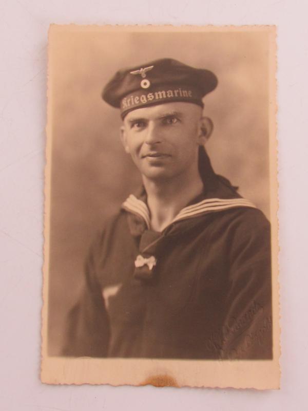 Portrait Photo of a Kriegsmarine Soldier