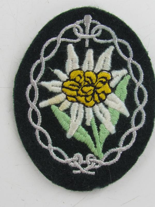 Wehrmacht Wool Edelweiss GBJ Insignia