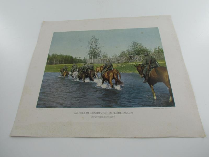 German.Printed Photo,”Das Heer Im Grossdeutschen Freiheitskampf