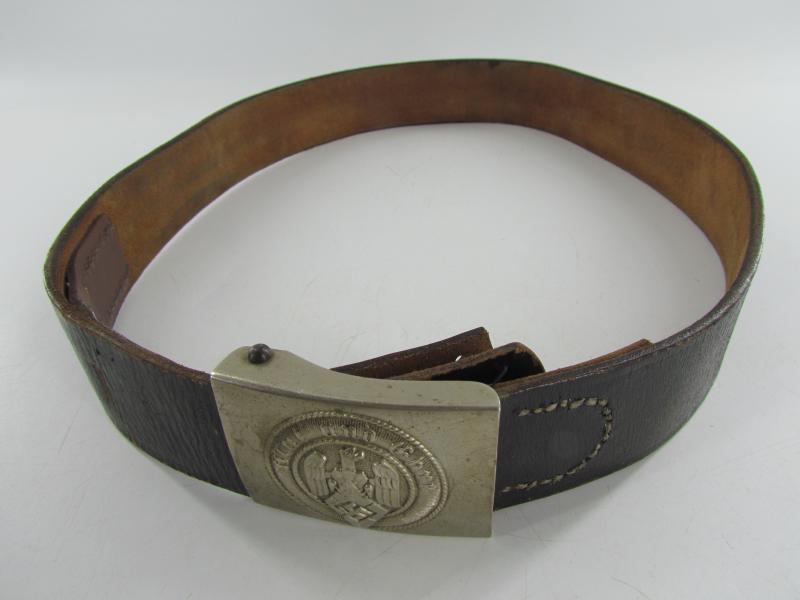 Hitler Youth Belt With Aluminum Buckle