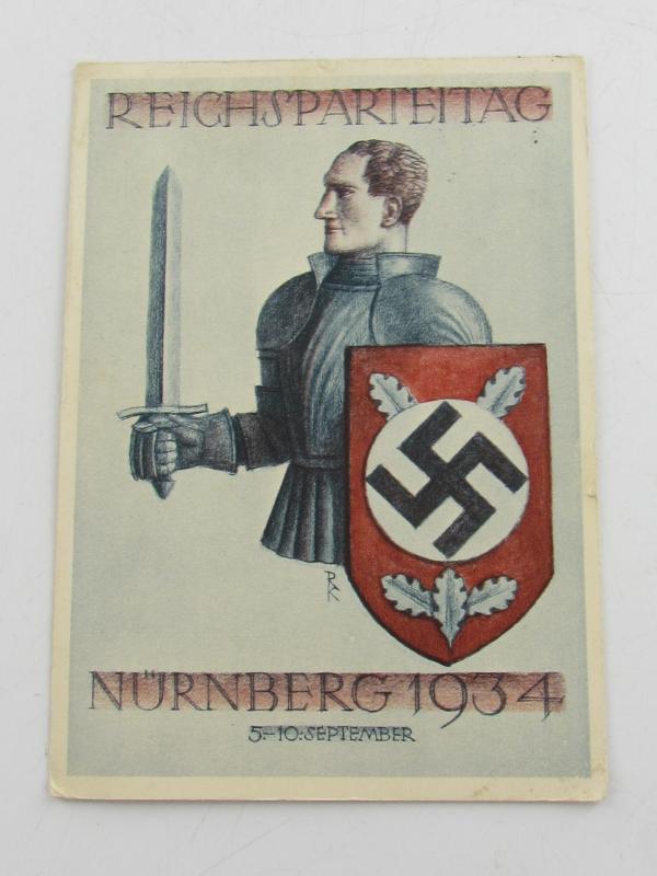 Postcard : Reichsparteitag Nürnberg 1934