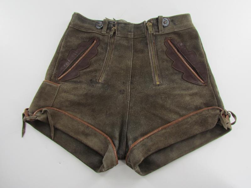 Hitler Youth Leather Shorts ( Lederhose )