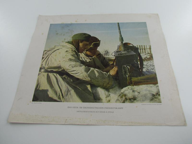 German.Printed Photo,”Das Heer Im Grossdeutschen Freiheitskampf