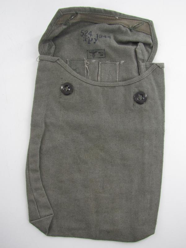 Late War WH/SS Gasplane Pouch Marked apy1944