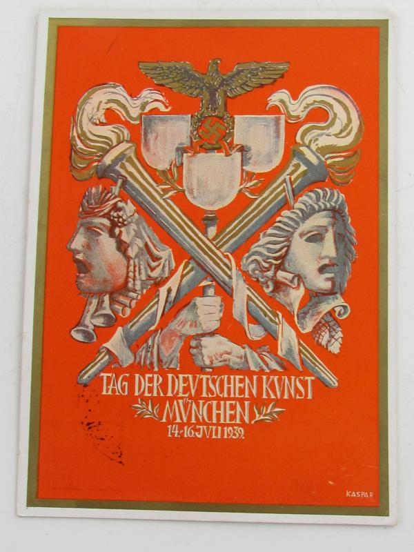 Postcard : 'Tag der Deutschen Kunst' 1939