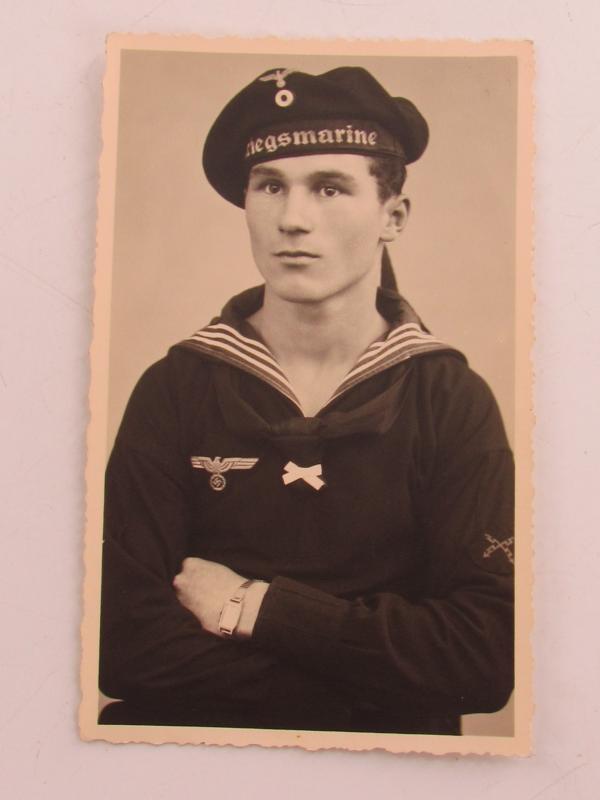 Portrait Photo of a Kriegsmarine Soldier