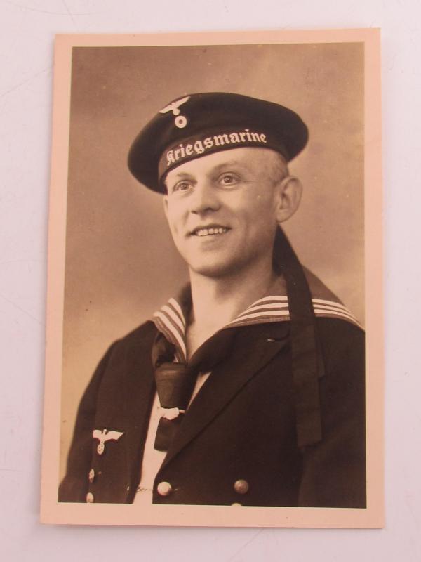 Portrait Photo of a Kriegsmarine Soldier