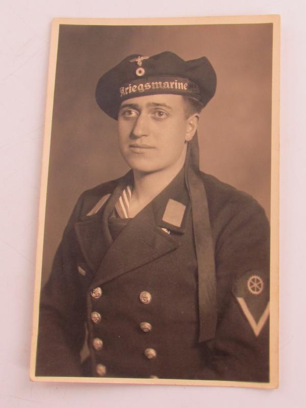 Portrait Photo of a Kriegsmarine Soldier