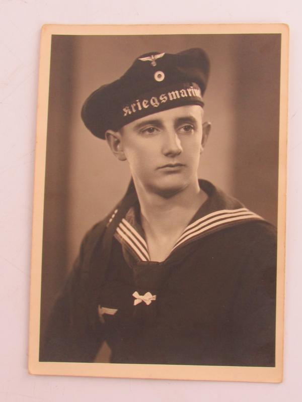 Portrait Photo of a Kriegsmarine Soldier