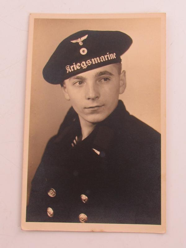 Portrait Photo of a Kriegsmarine Soldier