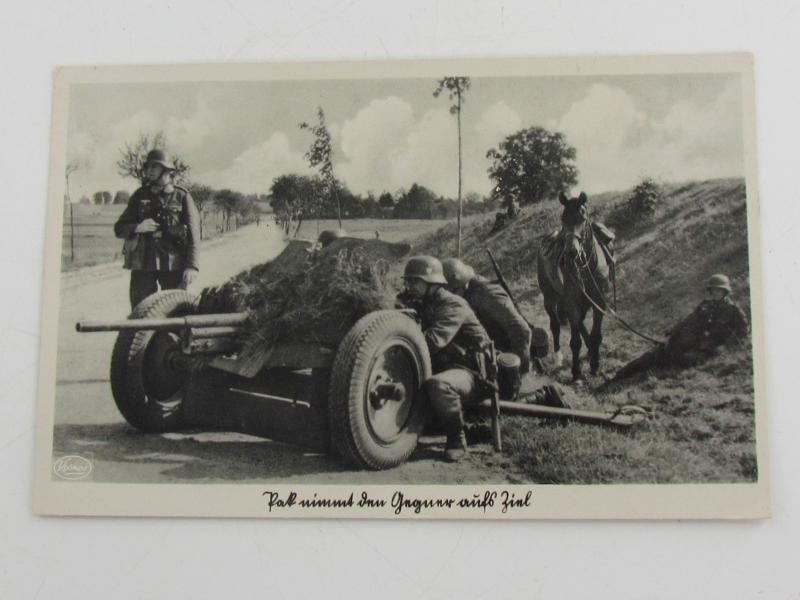 Postcard: Unser Heer 37mm AT gun