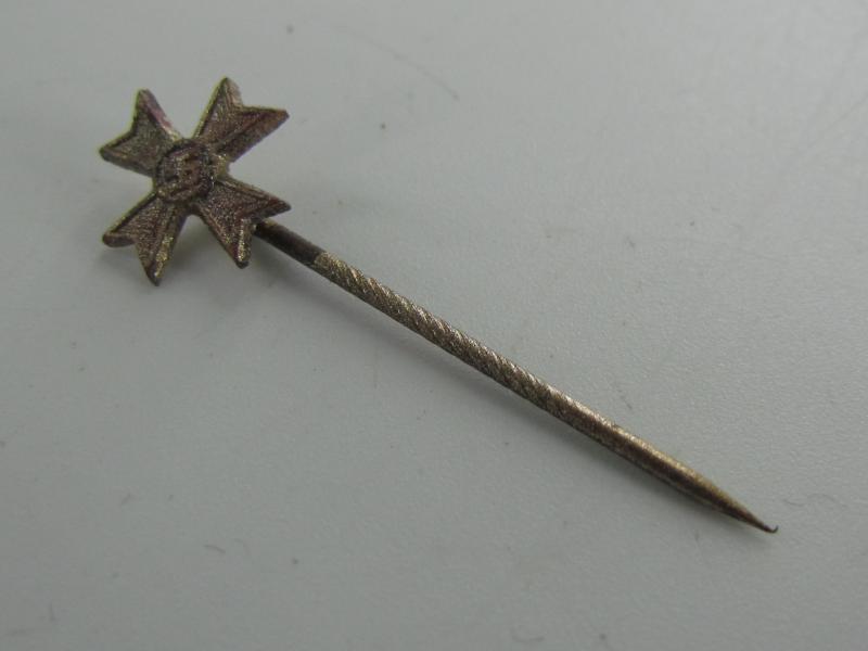 War Merit Cross Without Swords Miniature Stick Pin