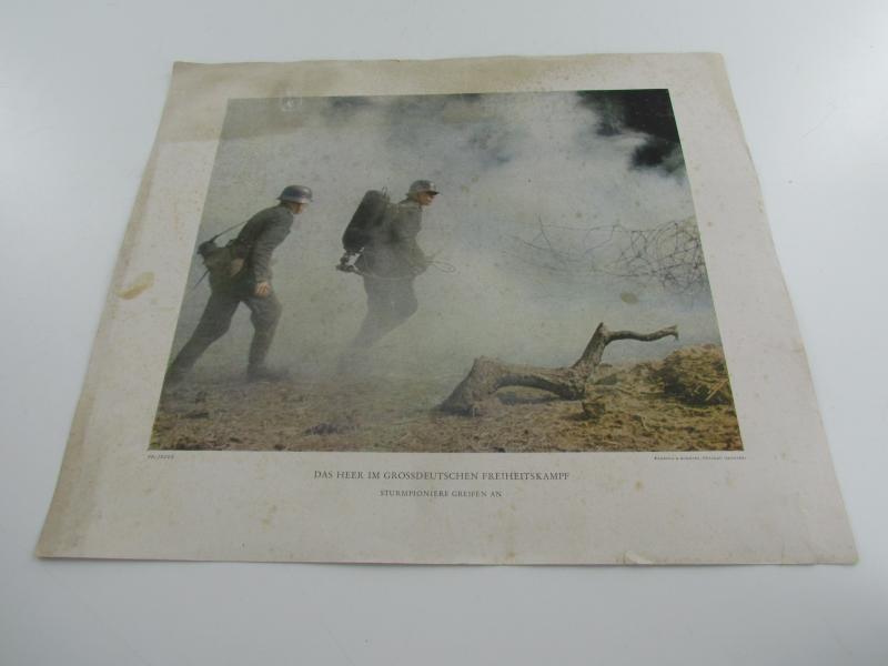 German.Printed Photo,”Das Heer Im Grossdeutschen Freiheitskampf