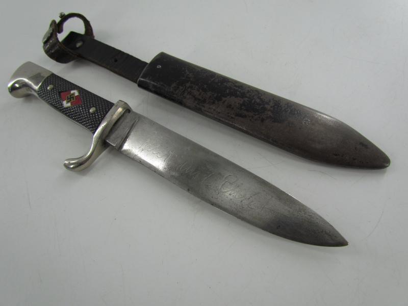 Hitler Youth knife / dagger Marked RZM M7/27