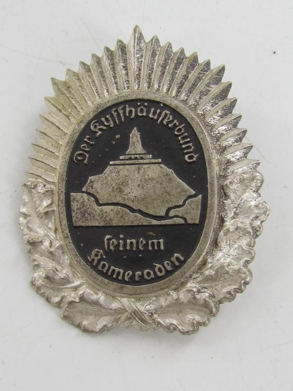 German Kyffhäuser Cap Badge