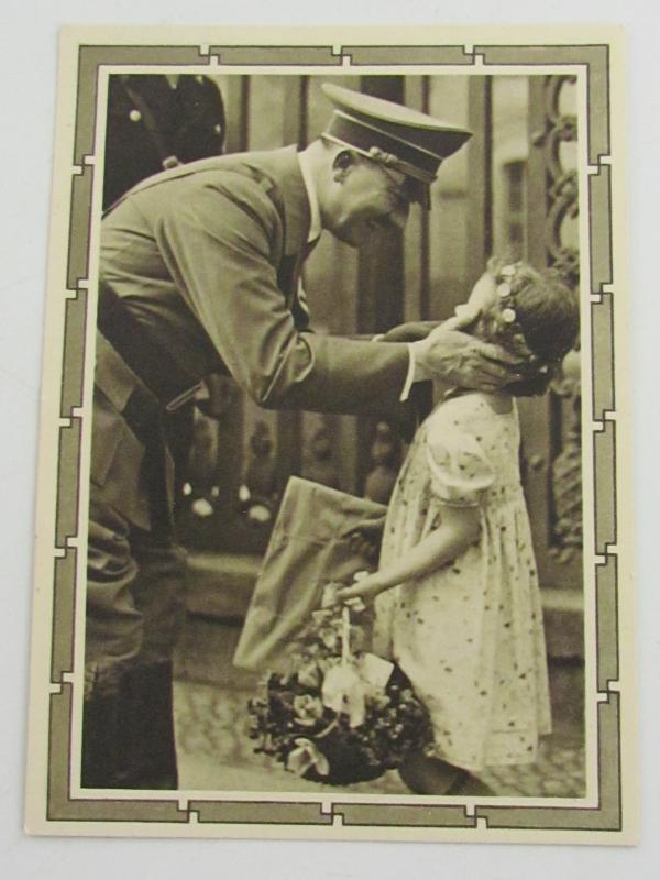 Postcard : Adolf Hitler with Child