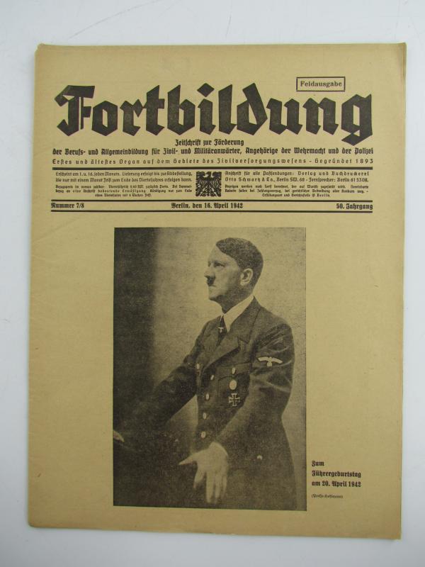 Fortbildung Magazine Nr 7/8  16 April 1942