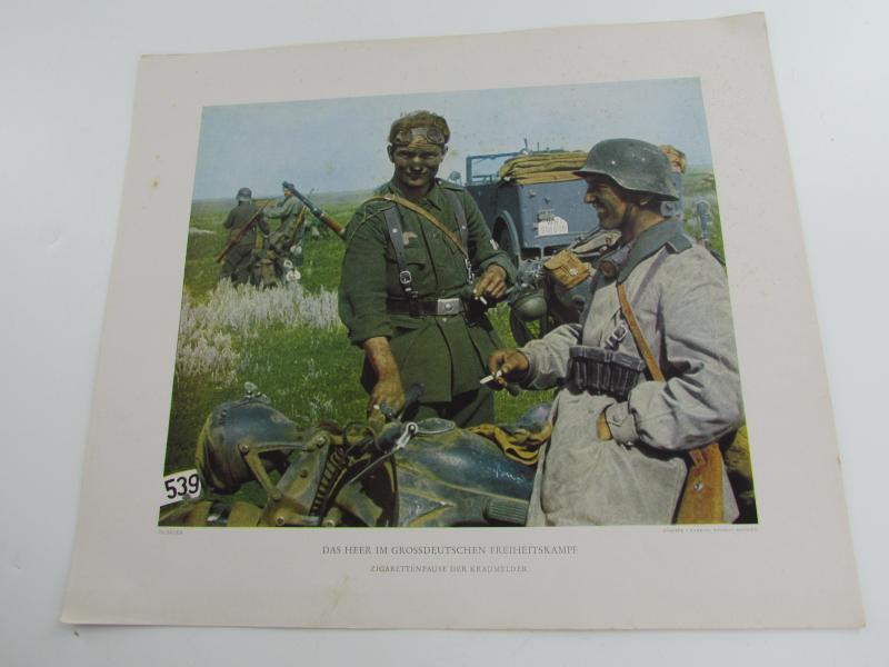 German.Printed Photo,”Das Heer Im Grossdeutschen Freiheitskampf