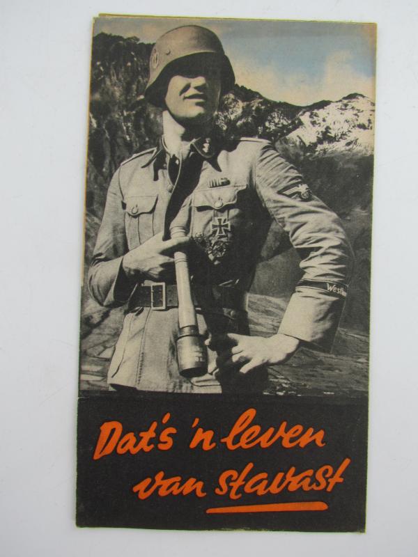 Dutch 'Waffen-SS' Recruitment Flyer/Poster