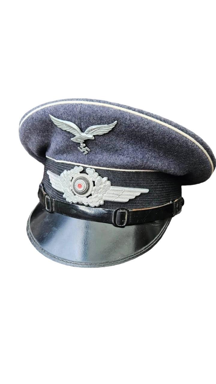 Luftwaffe Hermann Göring Regiment NCO Visor Cap...Rare