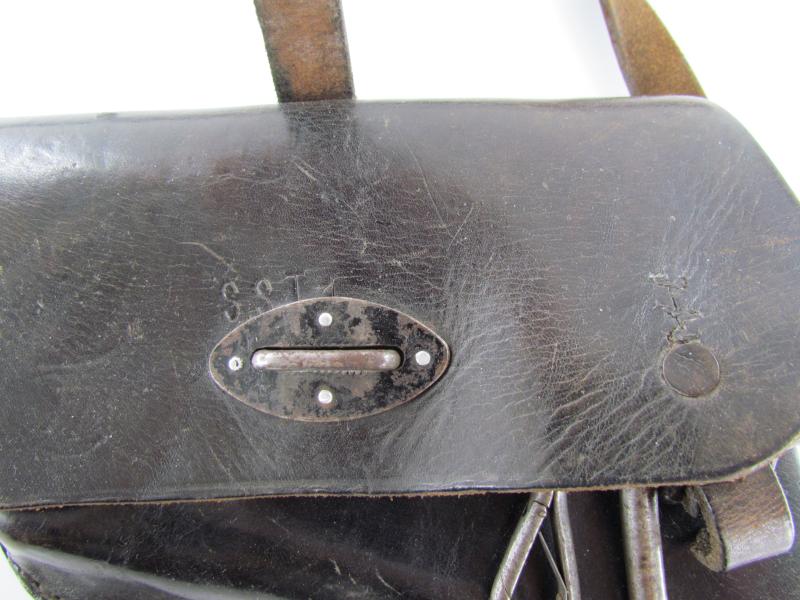 Pre-War Flage Gun Pouch for Shortened Hebel with Cleaning Rod