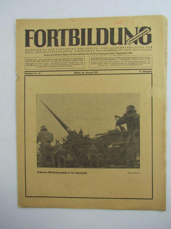 Fortbildung Magazine Nr 15-16 August 1943