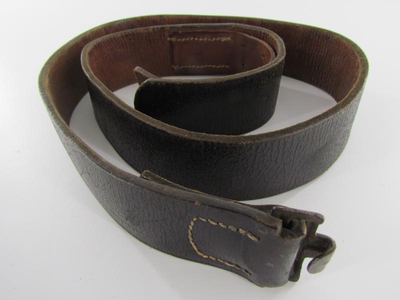 WH/SS Leather Equipment belt...Marked