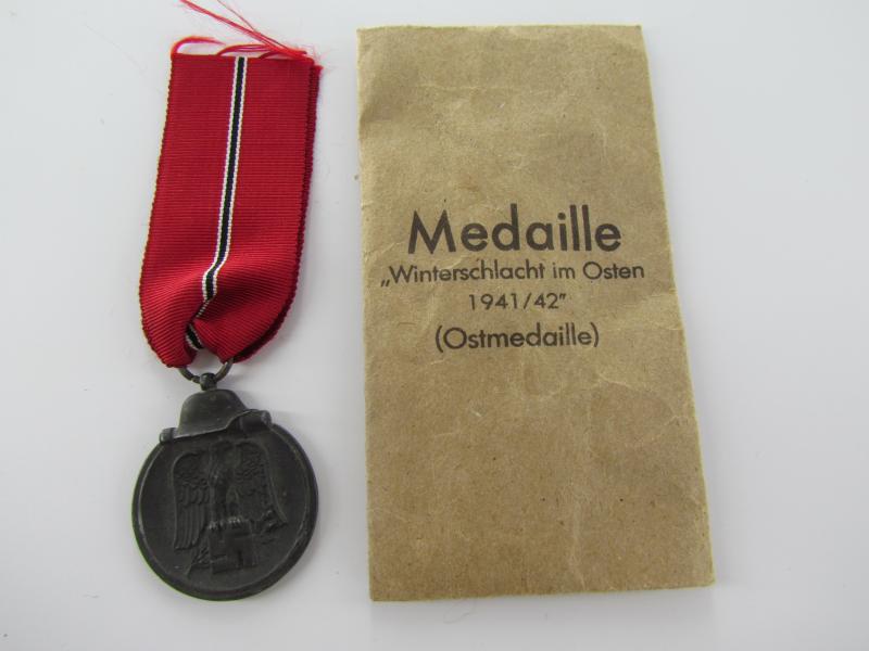 German Eastern Front ( Ost ) Medal with Bag