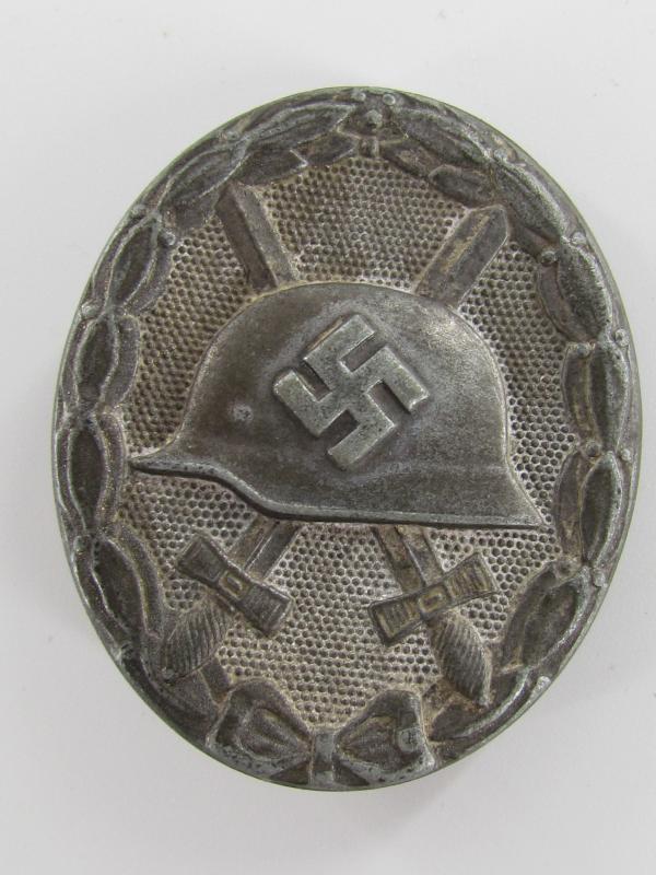 Verwundeten Abzeichen ( Wound Badge ) in Silber Maker 107