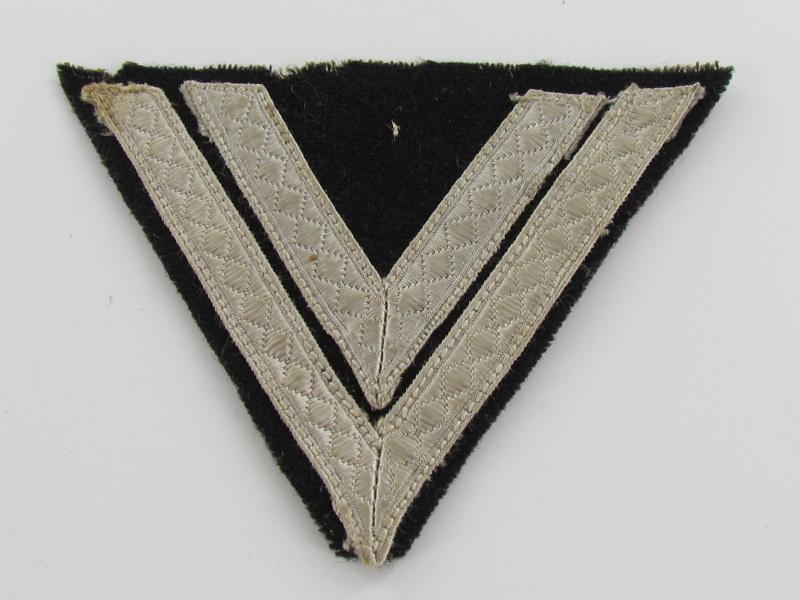 Army (Heer) Black Panzer Sleeve Chevron For Obergefreiter