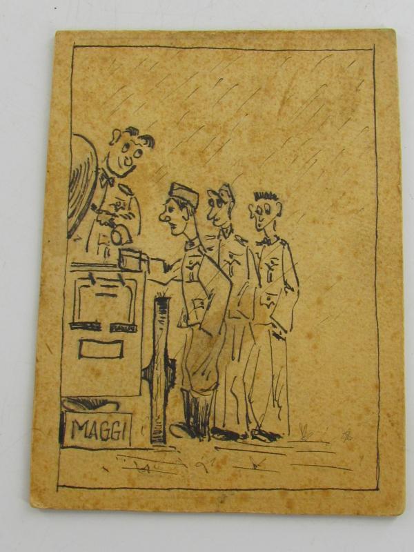 Small Drawing Made by Prisoner of War