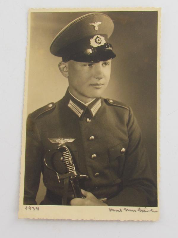 Portrait Photo of a Wehrmacht Soldier