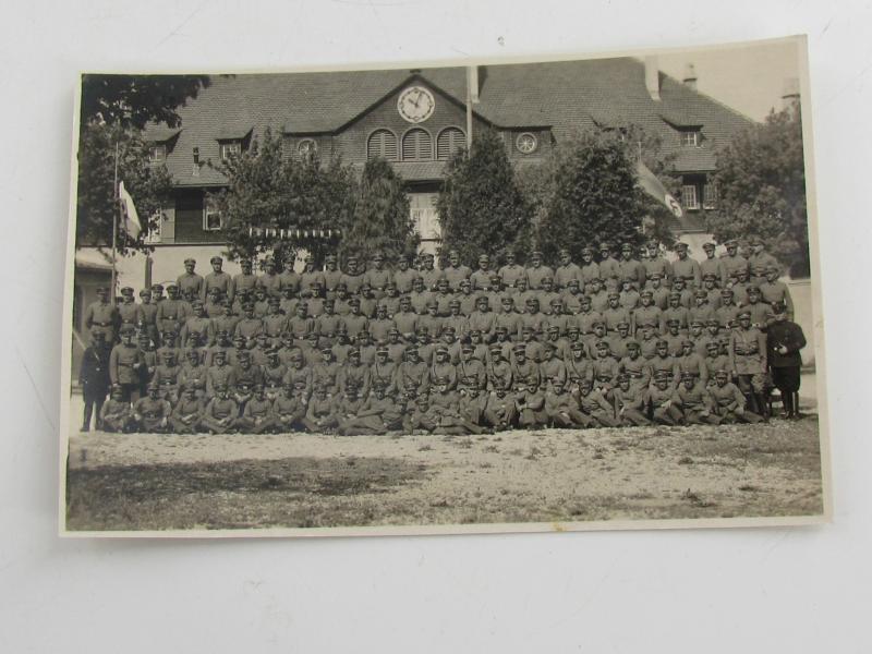 Group Photo in Front of a Training Barracks 1934