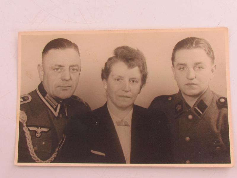 Family Photo of a Wehrmacht Soldierand his Wife and Son