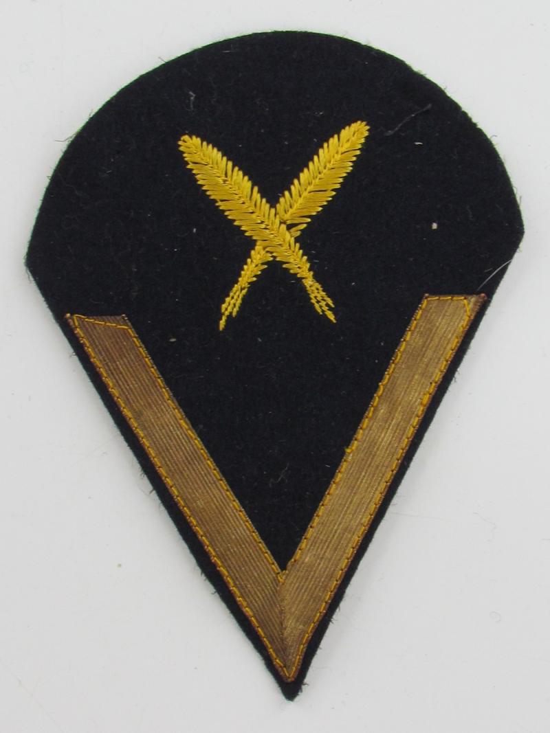 Kriegsmarine Yeoman Combined Career and Rank Sleeve Insignia