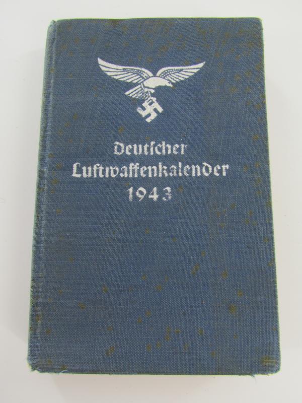 Luftwaffe Pocket Calendar 1943